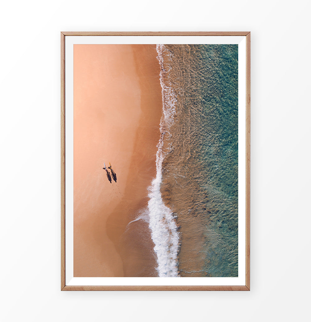 Aerial Ocean Photography Wall Decor