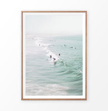 Load image into Gallery viewer, Surfing Wall Art Print. Summer Decor
