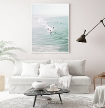Load image into Gallery viewer, Ocean Waves Surfing Wall Art Print
