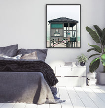 Load image into Gallery viewer, Turquoise Lifeguard Tower Wall Art

