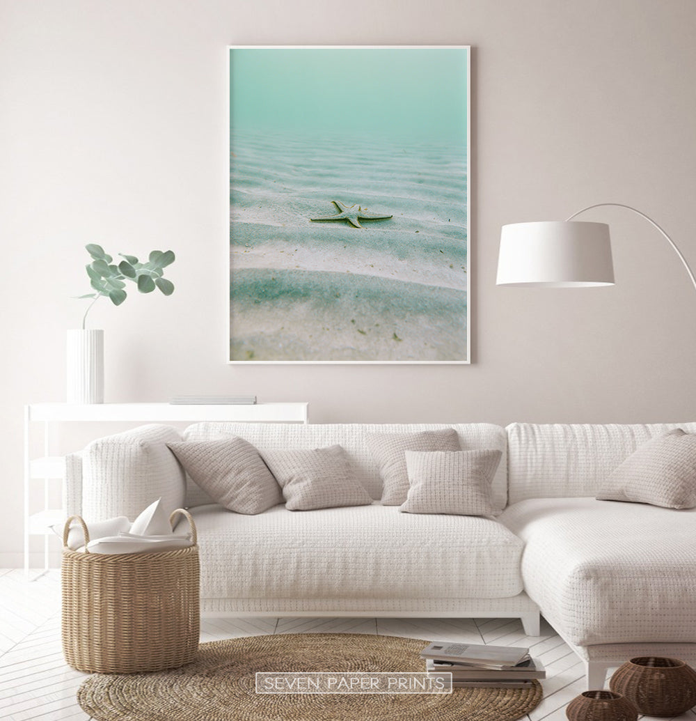 Deep Sea Starfish Wall Art Print