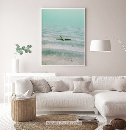Deep Sea Starfish Wall Art Print