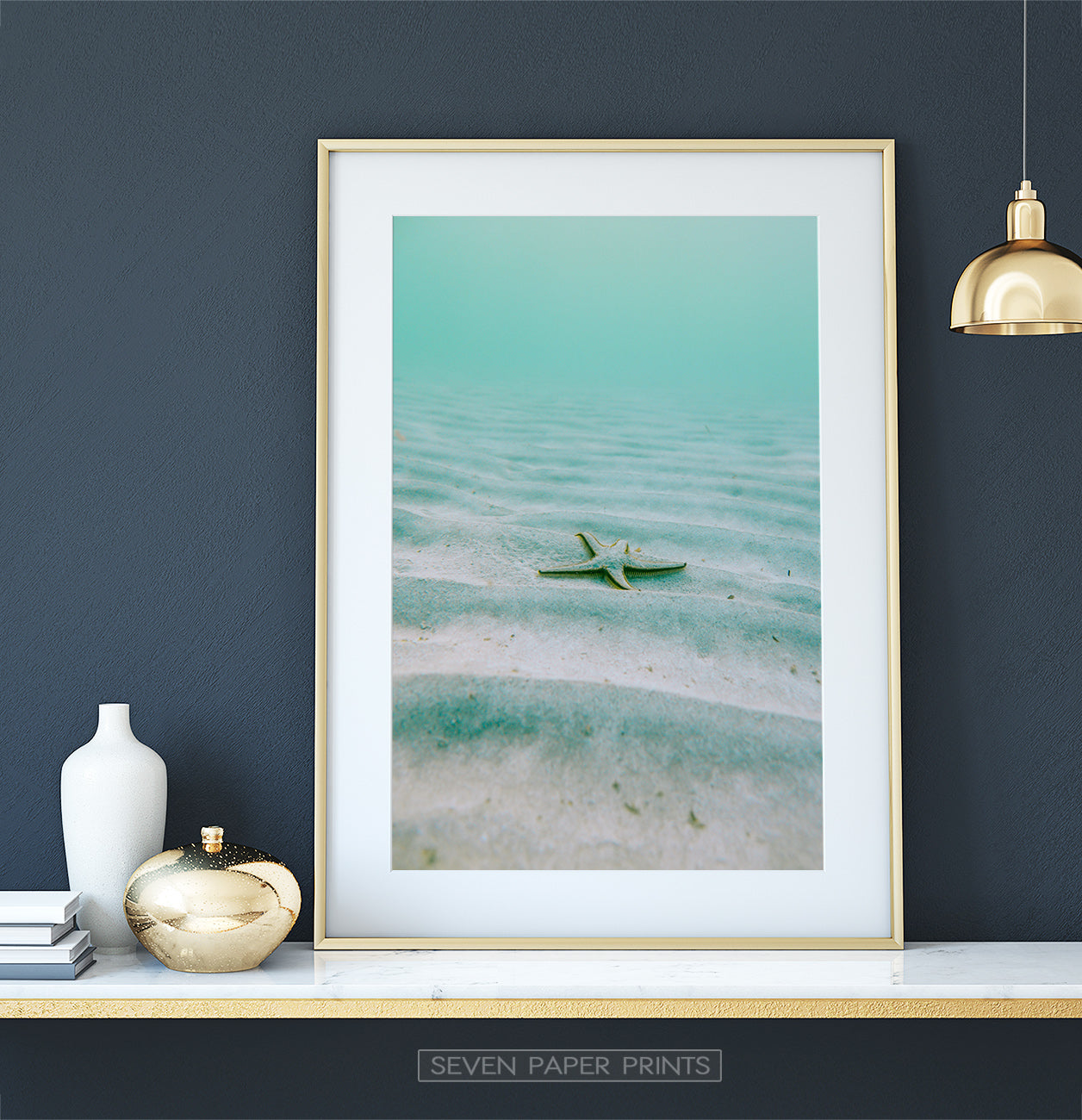 Deep Sea Starfish Wall Art Print