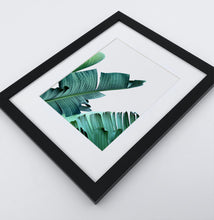 Load image into Gallery viewer, A framed photo print with banana leaves 3

