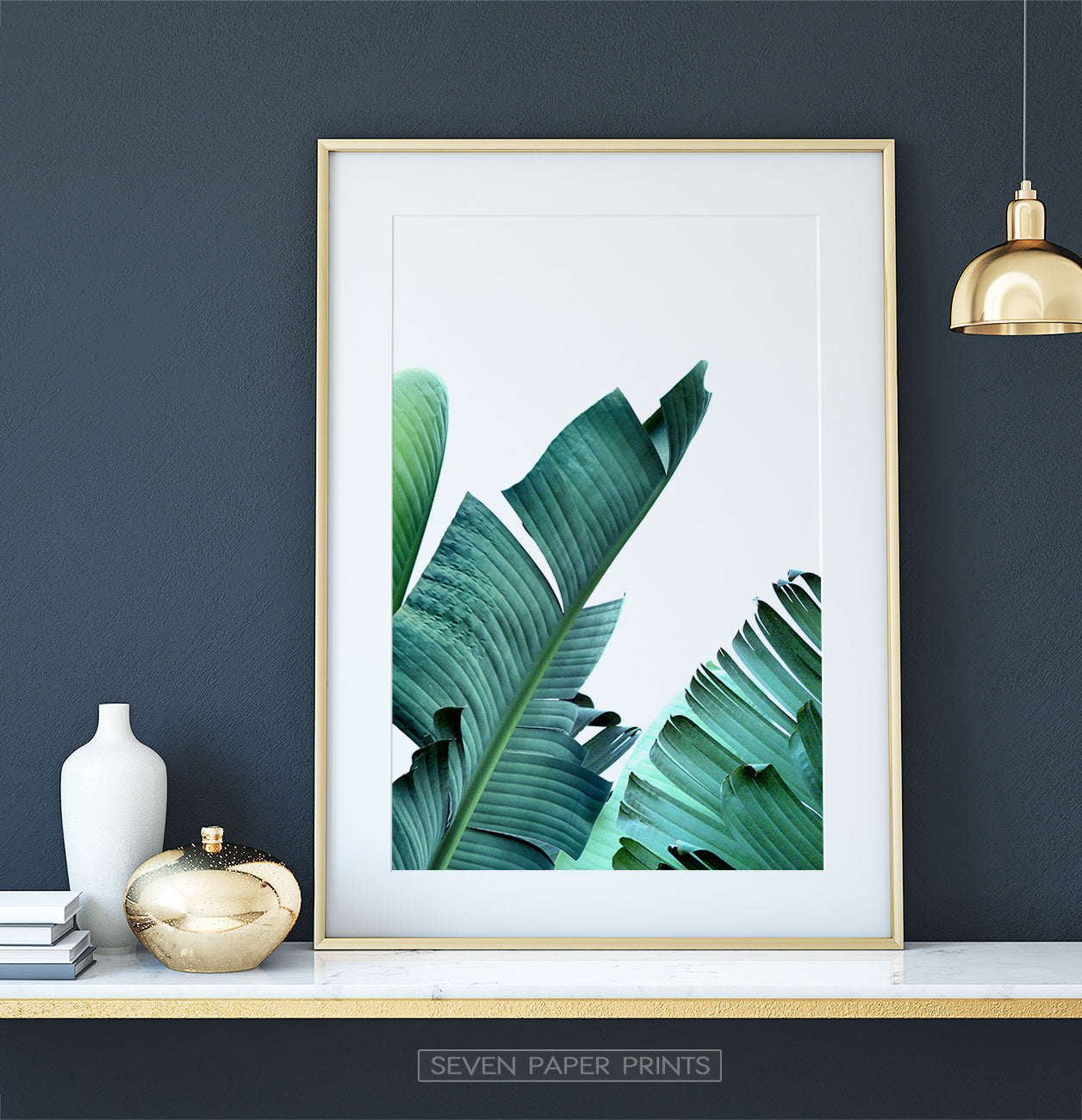 Banana Leaf Art Print