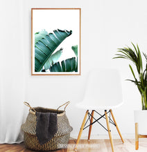 Load image into Gallery viewer, Green Banana Leaf Single Wall Art
