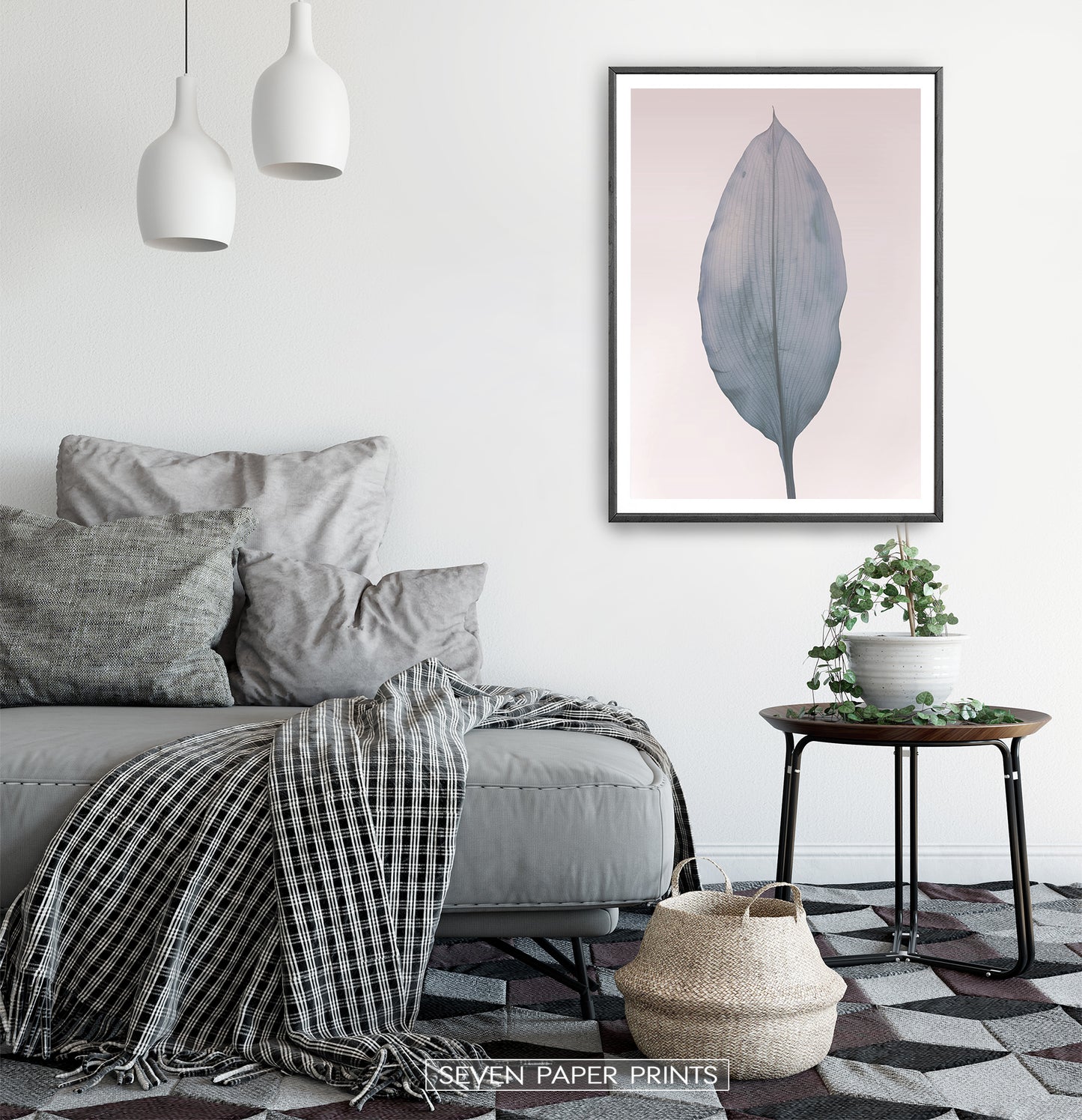 Large Green Leaf Wall Art