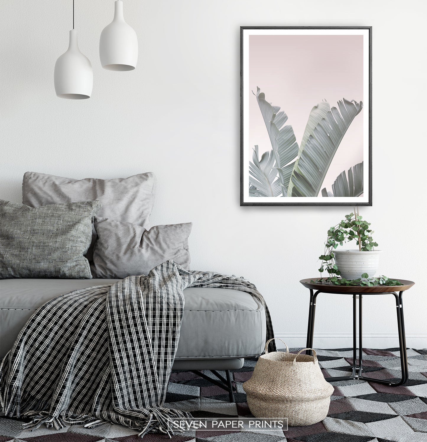 Green Foliage Tropical Wall Art