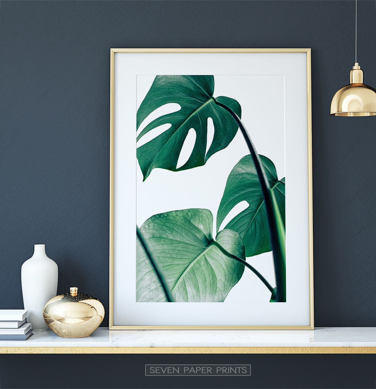Tropical Monstera Leaf Photo Print
