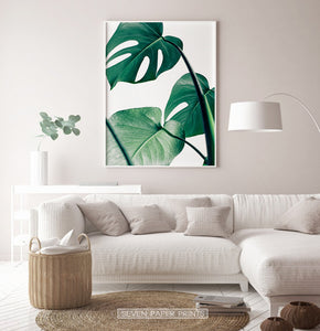Extra Large Monstera Print for Living room