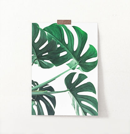 Realistic Monstera Leaf Wall Decor