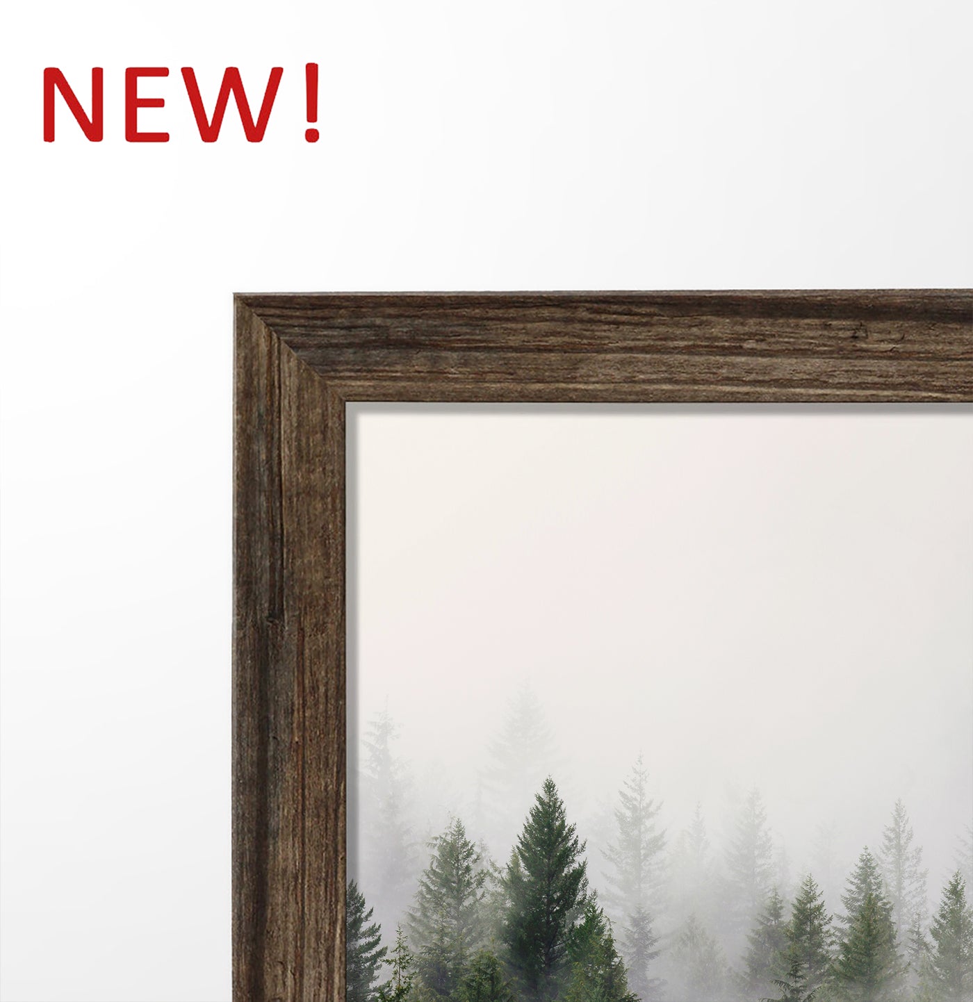 New wooden frame is available!