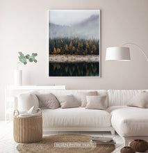 Load image into Gallery viewer, White-framed in the living room with white sofa
