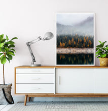 Load image into Gallery viewer, White-framed on a wooden cabinet

