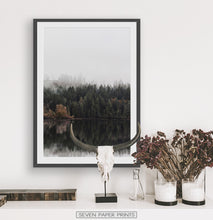 Load image into Gallery viewer, Black&amp;White Framed Photo Art Above The White Marble Shelf
