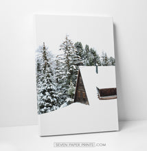 Load image into Gallery viewer, Moose winter and winter nature set of 3 canvases #161

