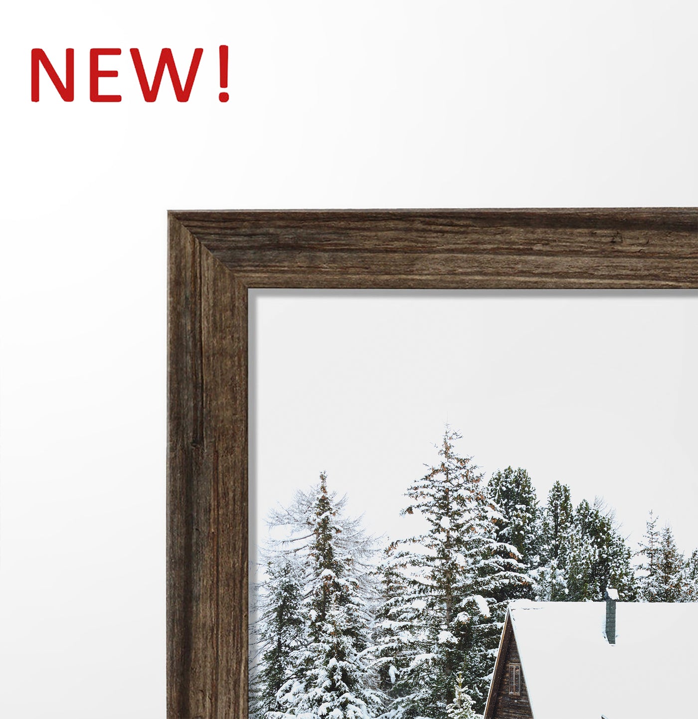 New wooden frame is available!