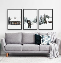 Load image into Gallery viewer, Three photo prints with winter landscapes 3
