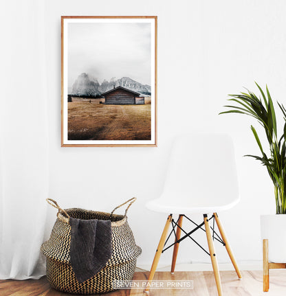 Wooden-framed In A White Room