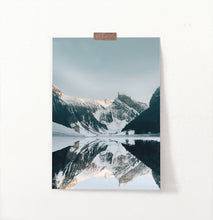 Load image into Gallery viewer, Snowy Mountains Reflecting In A Lake Wall Decoration
