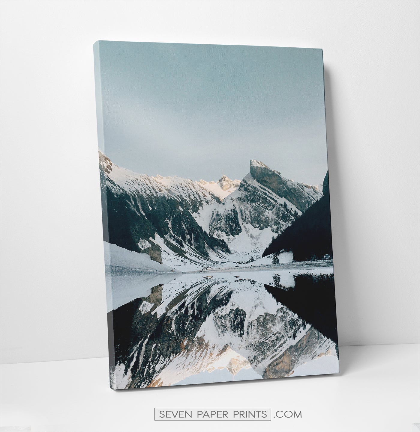 Mountains and autumn field. Canvas set of 3 #166