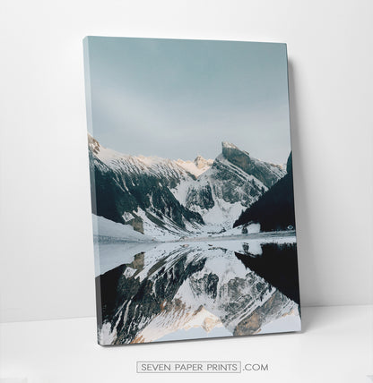 Mountains and autumn field. Canvas set of 3 #166