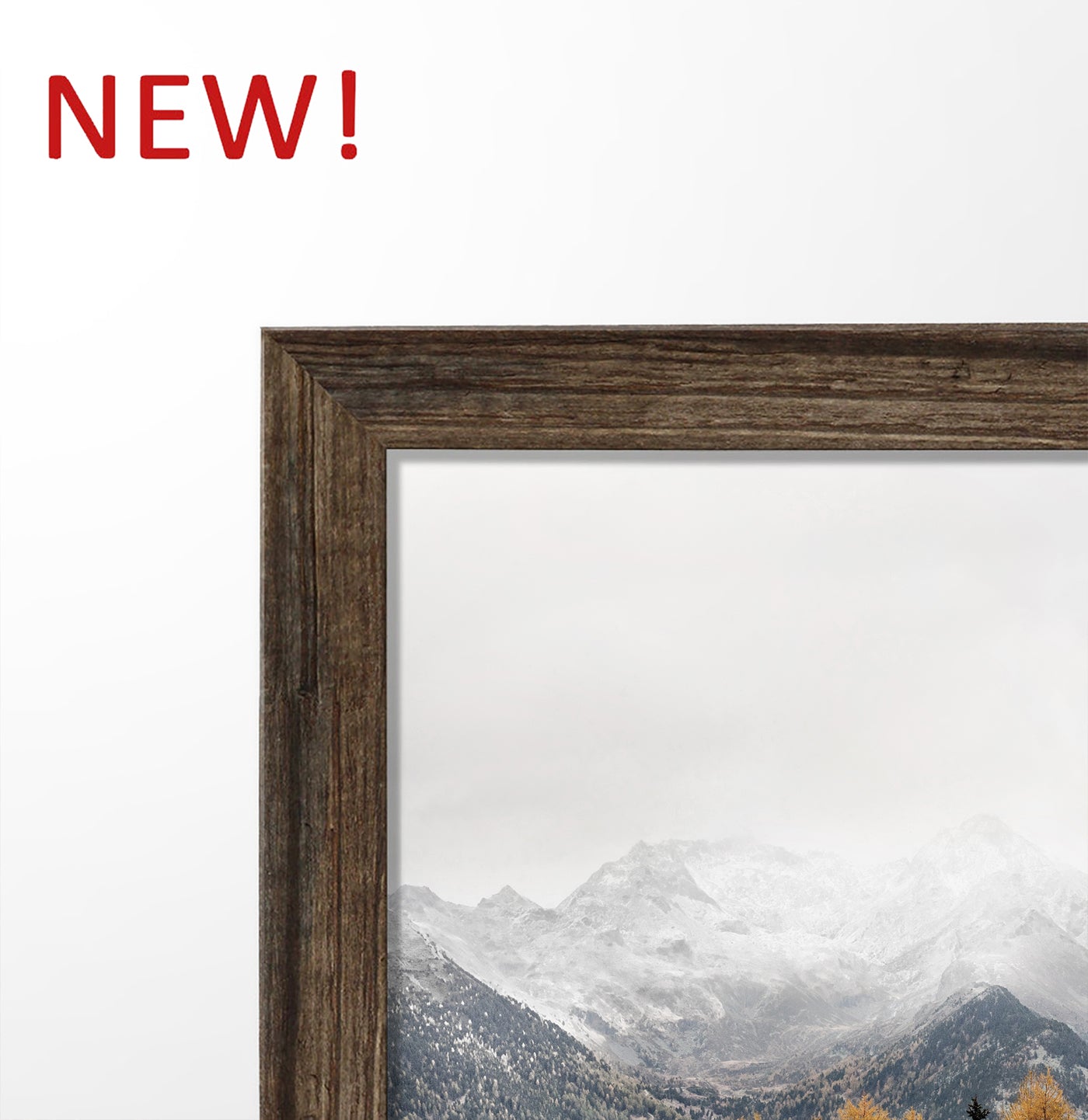 New wooden frame is available!