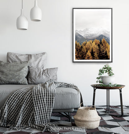 Black-framed in a white&gray bedroom
