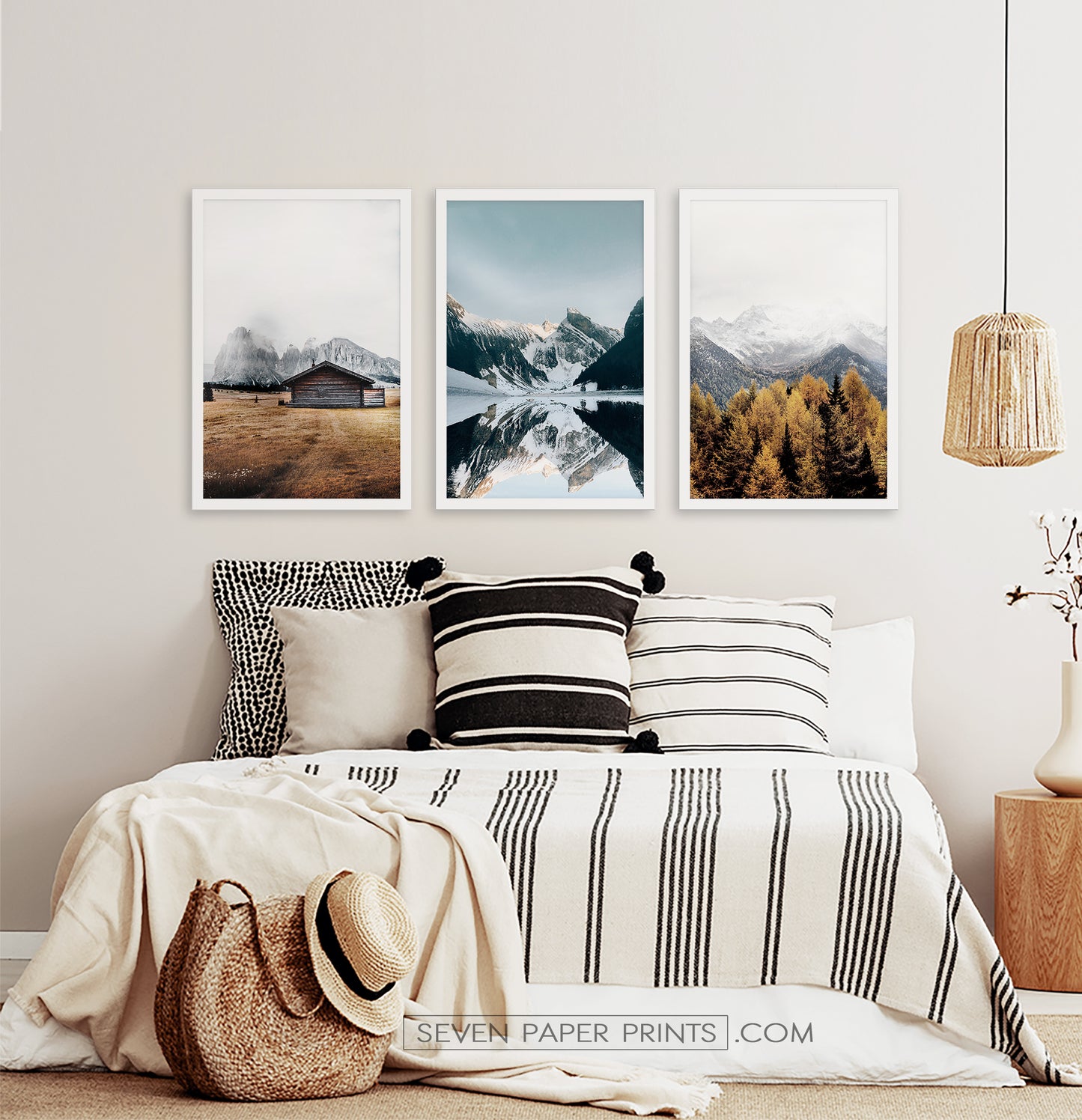 Three Photo Prints of Nordic Autimn Landscapes 2