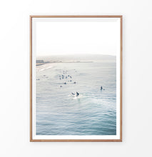 Load image into Gallery viewer, Ocean Surfing. California Beach Print
