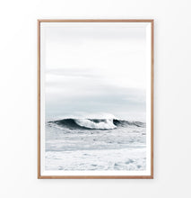 Load image into Gallery viewer, Navy Blue Ocean Wave Poster
