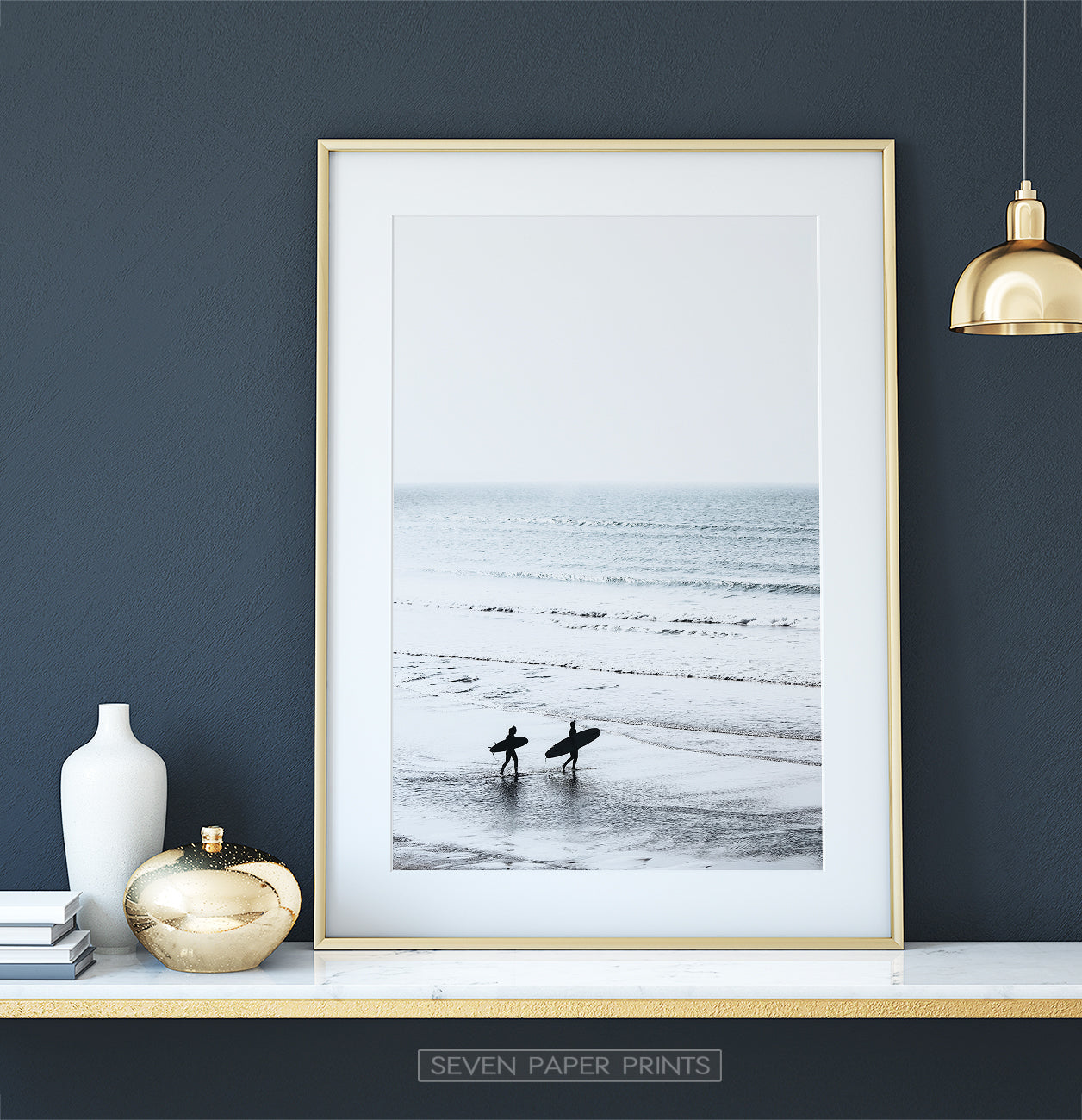 Surfer Wall Decor for Dark Walls