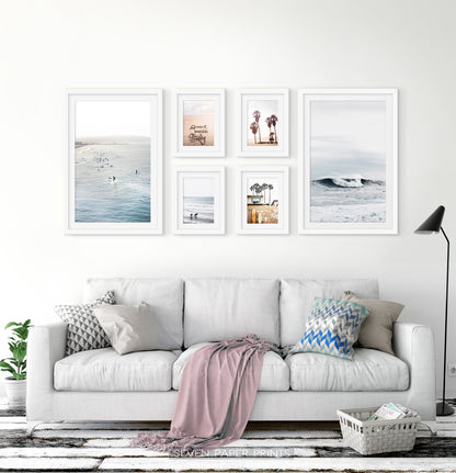 Surfing Multi Piece Wall Decor | Ocean, Palms, Good Vibes
