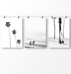 Black and White Tree, Black and White Wall Art, Set of 3 Digital Prints