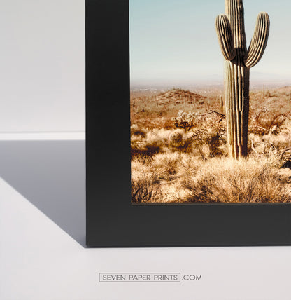 A corner of a black frame