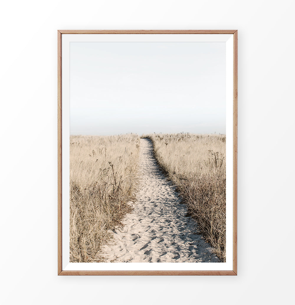 Sandy Walkway Wall Art with Tropical Feel – Seven Paper Prints