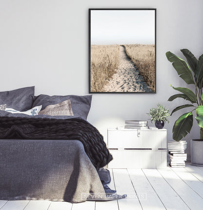 Sandy Beach Walkway Print