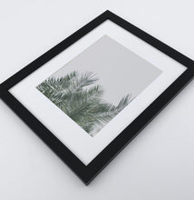 Load image into Gallery viewer, A framed photo print with palm leaves
