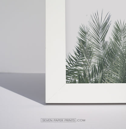 A corner of a white frame