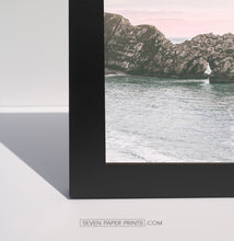 Load image into Gallery viewer, Ocean Against Light Pink Sky 3 Pieces Framed Gallery Wall
