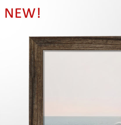 Ocean Against Light Pink Sky 3 Pieces Framed Gallery Wall
