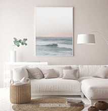 Load image into Gallery viewer, Santa Monica Beach Wall Art with Calm Ocean Water
