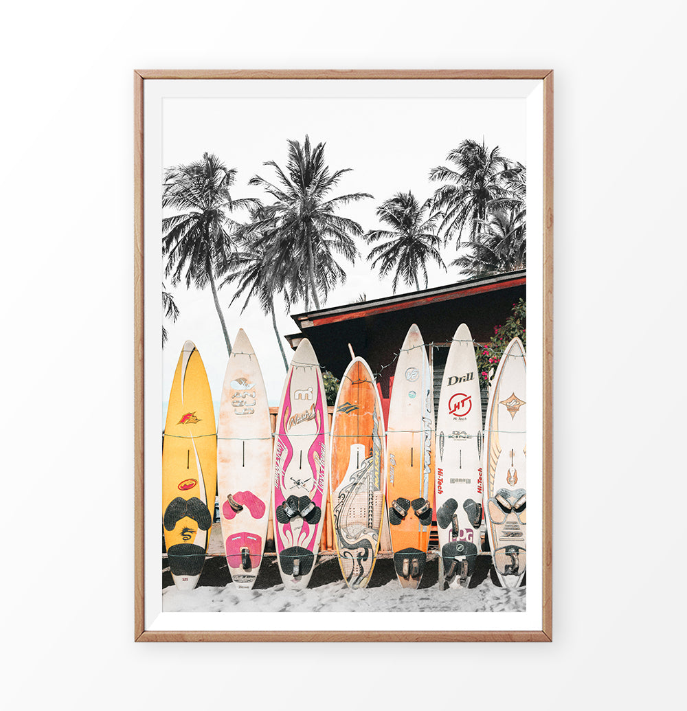 Surfboards near House on Hawaii