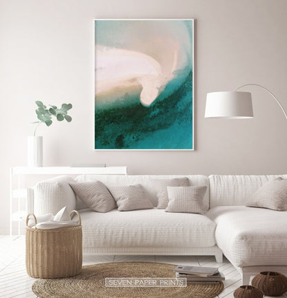 Sandbank Of Fenfushi Maldives Shore Photo Art