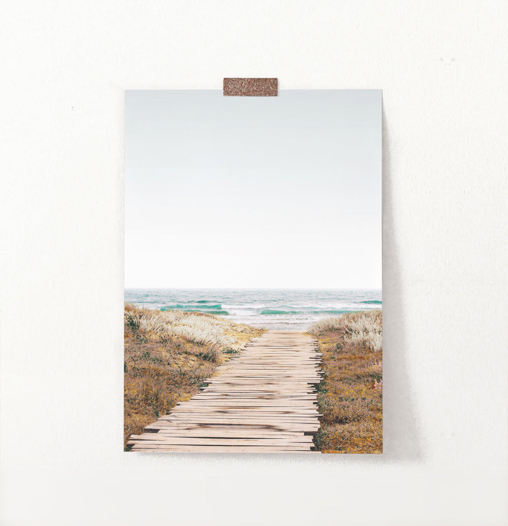 Beach Path Ocean Wall Art