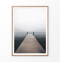 Load image into Gallery viewer, Jetty Ocean Pier on Foggy Waves

