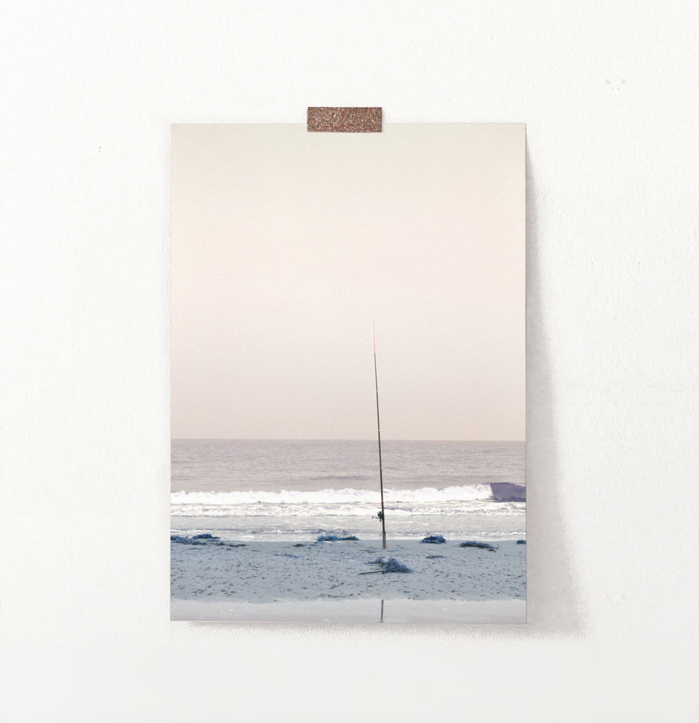 Coastal Fishing Pastel Wall Art