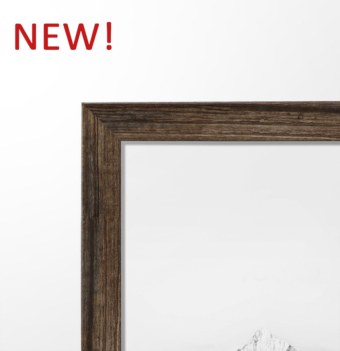 New wooden frame is available!