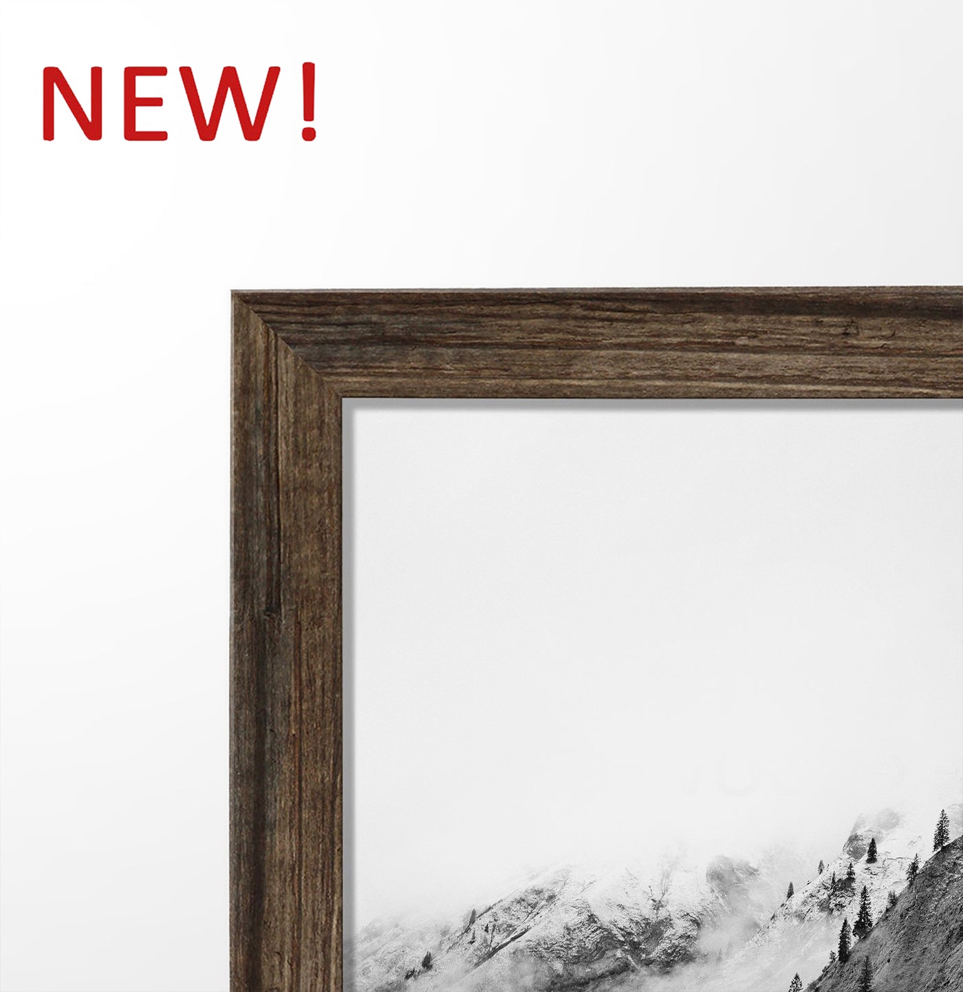 New wooden frame is available!