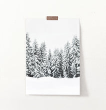 Load image into Gallery viewer, Snow-Covered Spruce Winter Forest Wall Art
